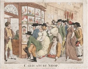 P.-Roberts-Caricature-Shop-London-1801-The-Lewis-Walpole-Library-Yale-University